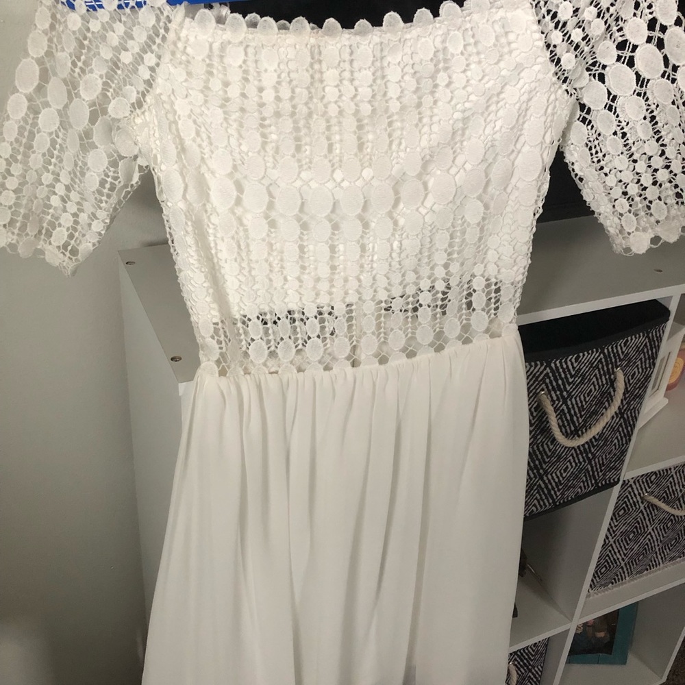White dress